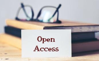 Books with Open Access sign