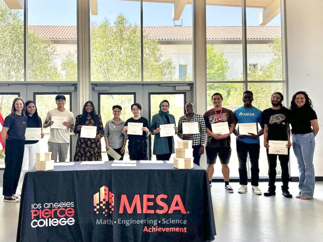 Pierce Celebrates MESA (Math, Engineering, Science Achievement) Transfer Students