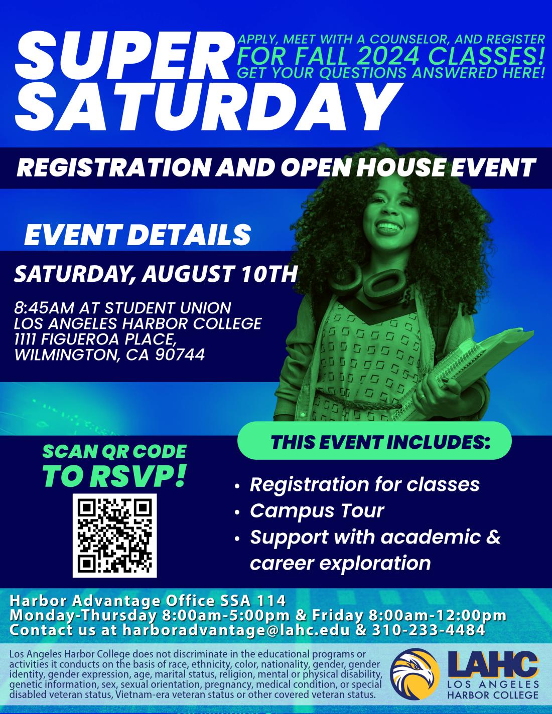 Super Saturday Registration and open House Event