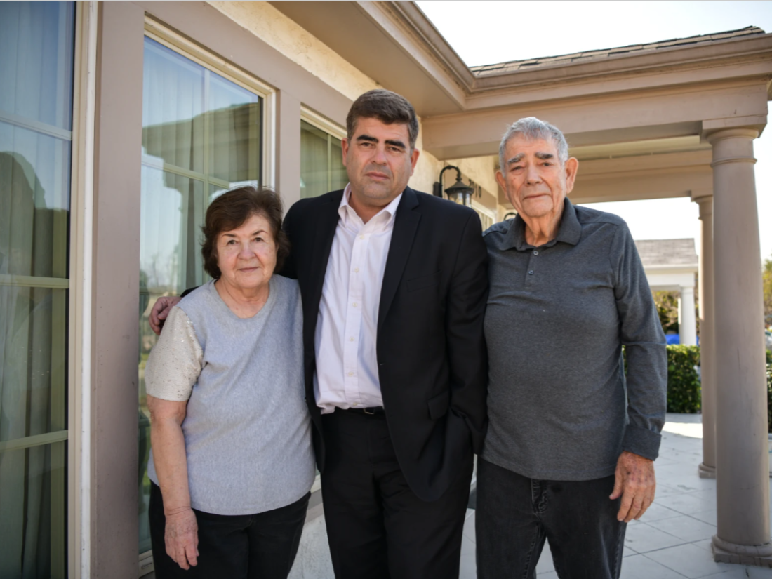 LACCD Trustee Gabriel Buelna with his parents