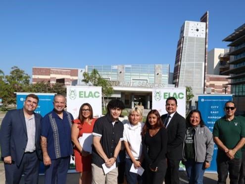 East LA College Press Conference with Students and Officials