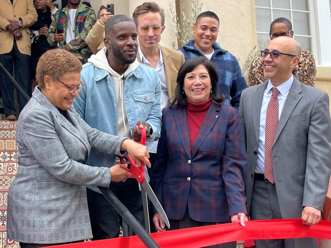 LA Mayor Karen Bass and LA Supervisor Hilda Solis Attend an Event for Student Housing