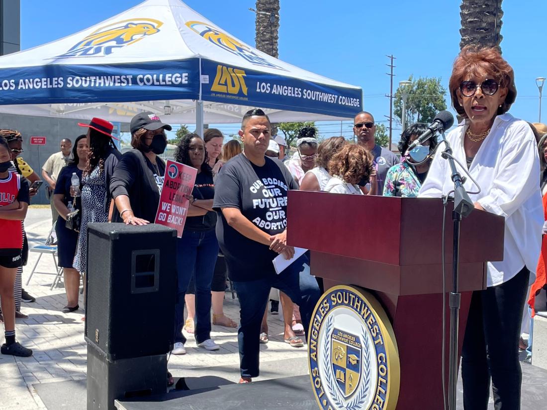 Congresswoman Maxine Waters Speaks at an LA Southwest College Event