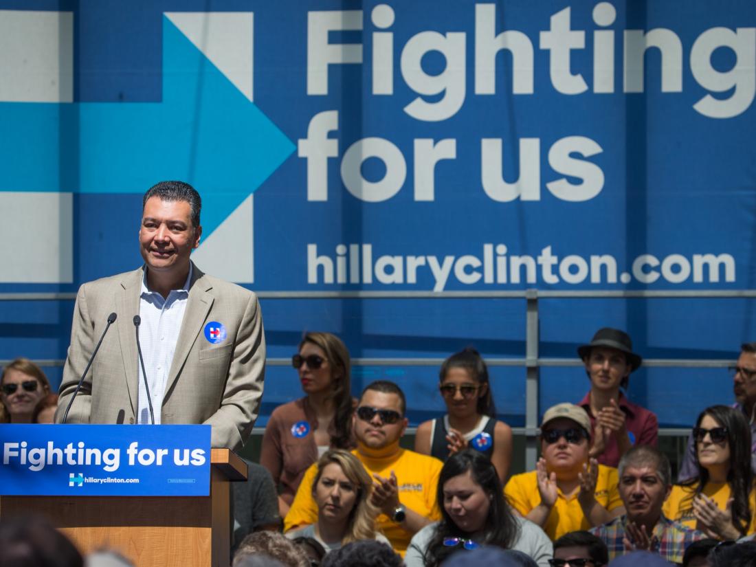 U.S. Senator Alex Padilla Speaks at an LA Trade Tech College Event