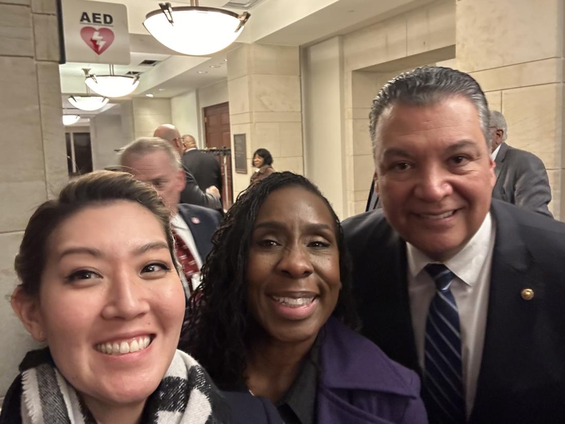 U.S. Senator Alex Padilla Meets with LACCD Trustees Nichelle Henderson and Kelsey Iino