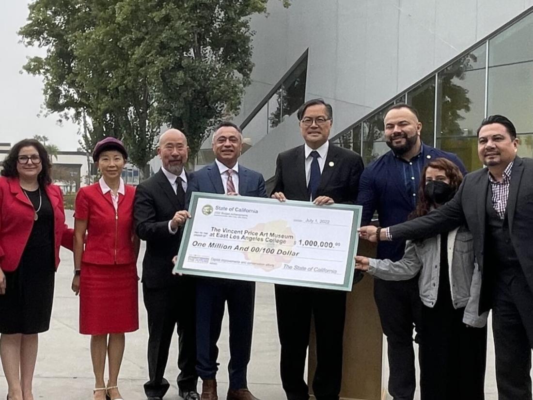 East LA College Receives a Check to Support its Student Programs