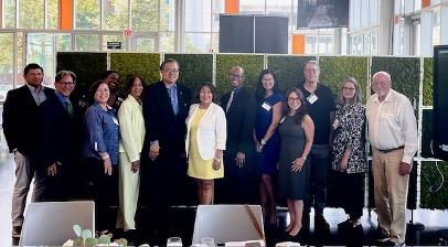 group photo of the inaugural meeting of the LA County Community Colleges Government Relations Officers