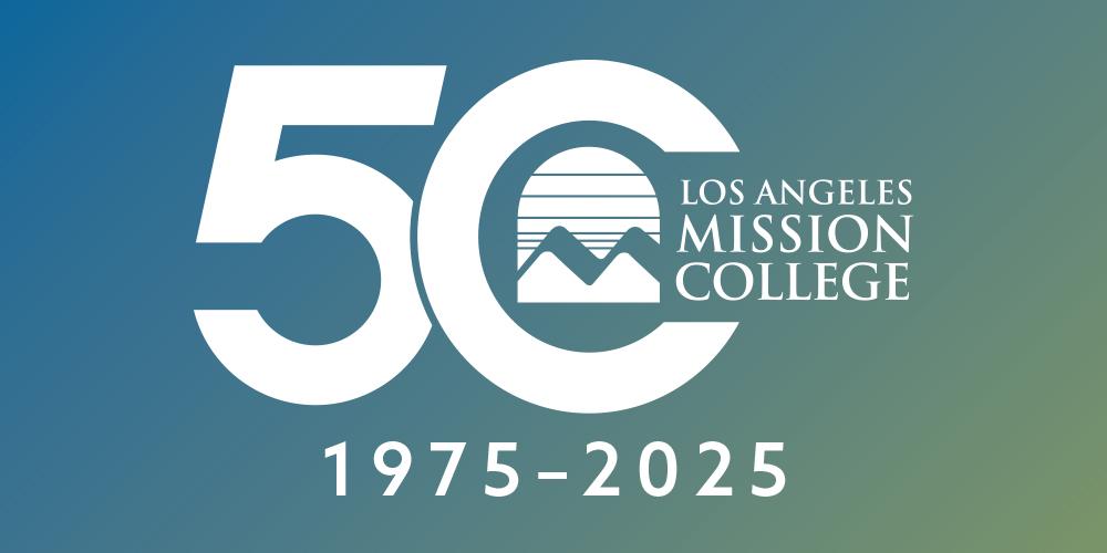 Los Angeles Mission College 50th Anniversary Logo