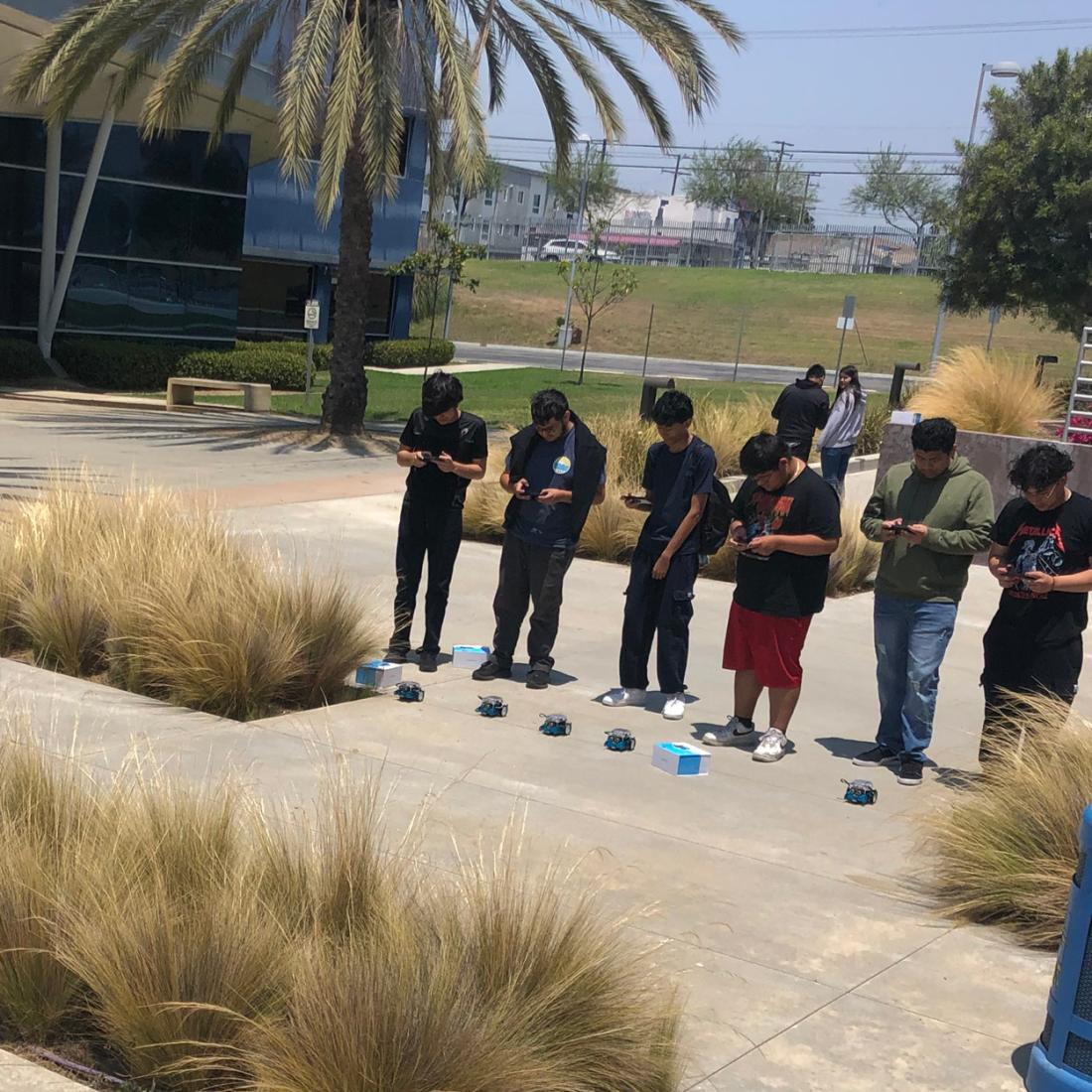 Ivie Burton AI Robotics Academy participants