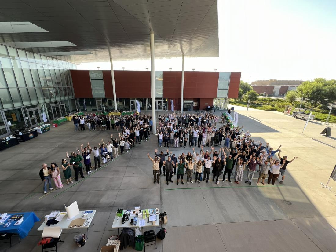 Valley College faculty and staff joined together to kick off LAVC’s 75th Anniversary at Opening Day 2024.