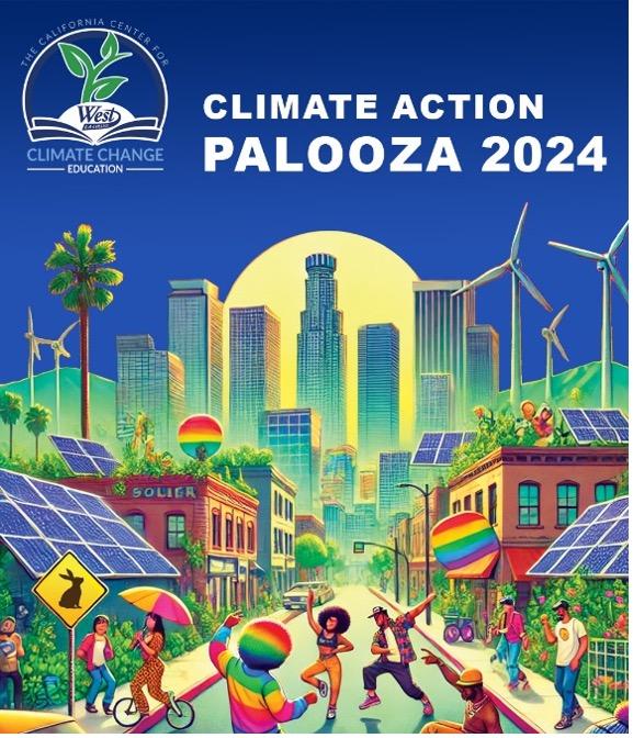 Promotional graphic for Climate Action Palooza 2024 at WLAC