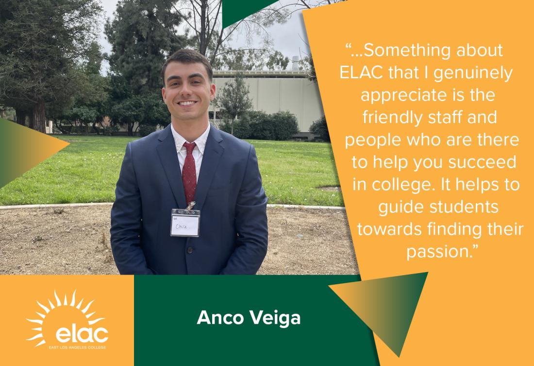 Anco Veiga - ELAC Student Spotlight of the Week