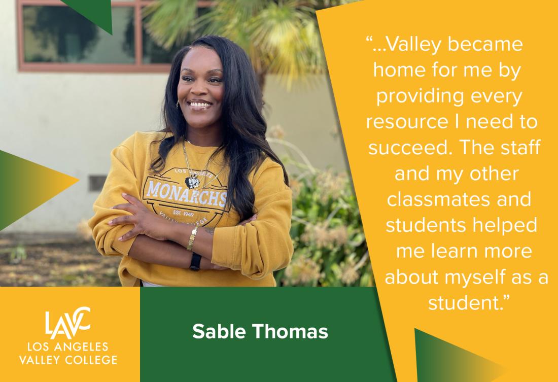 Sable Thomas - LAVC Student Spotlight of the Week