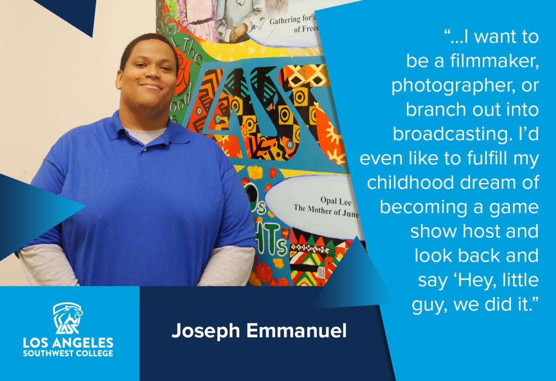 Joseph Emmanuel - Los Angeles Southwest College Student Spotlight of the Week