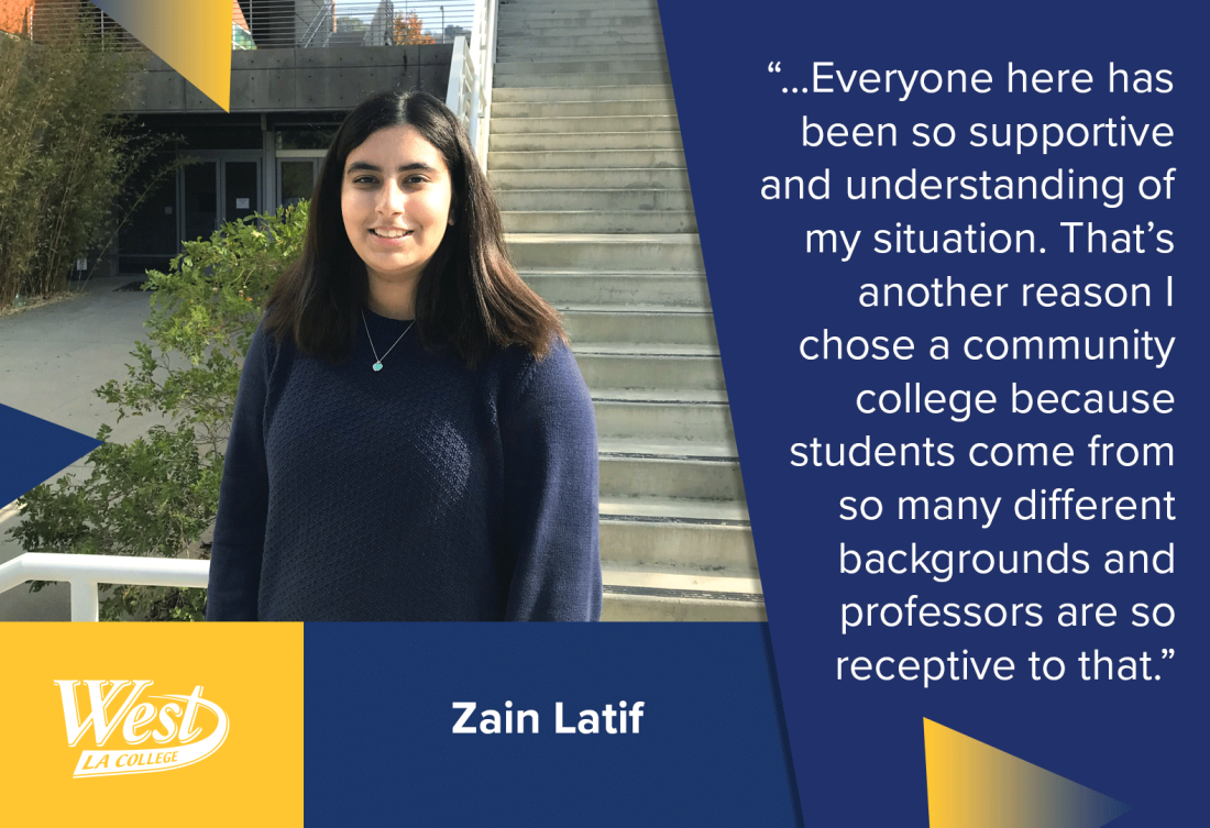 Zain Latif - West Los Angeles College Student Spotlight of the Week